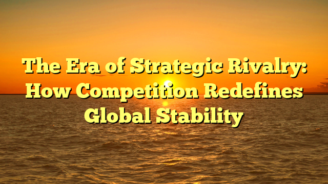 The Era of Strategic Rivalry: How Competition Redefines Global Stability